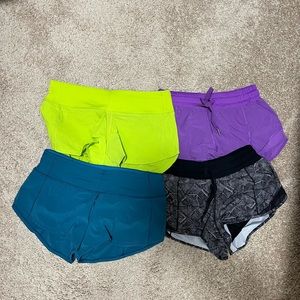 Lululemon women’s shorts (2.5 inch inseam) size 4